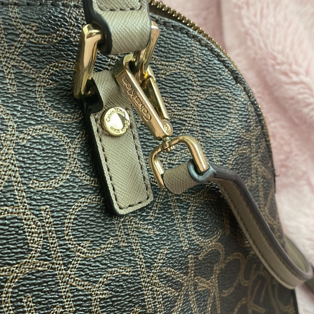 Calvin Klein Monogram Dome Purse - Picture 8 of 11